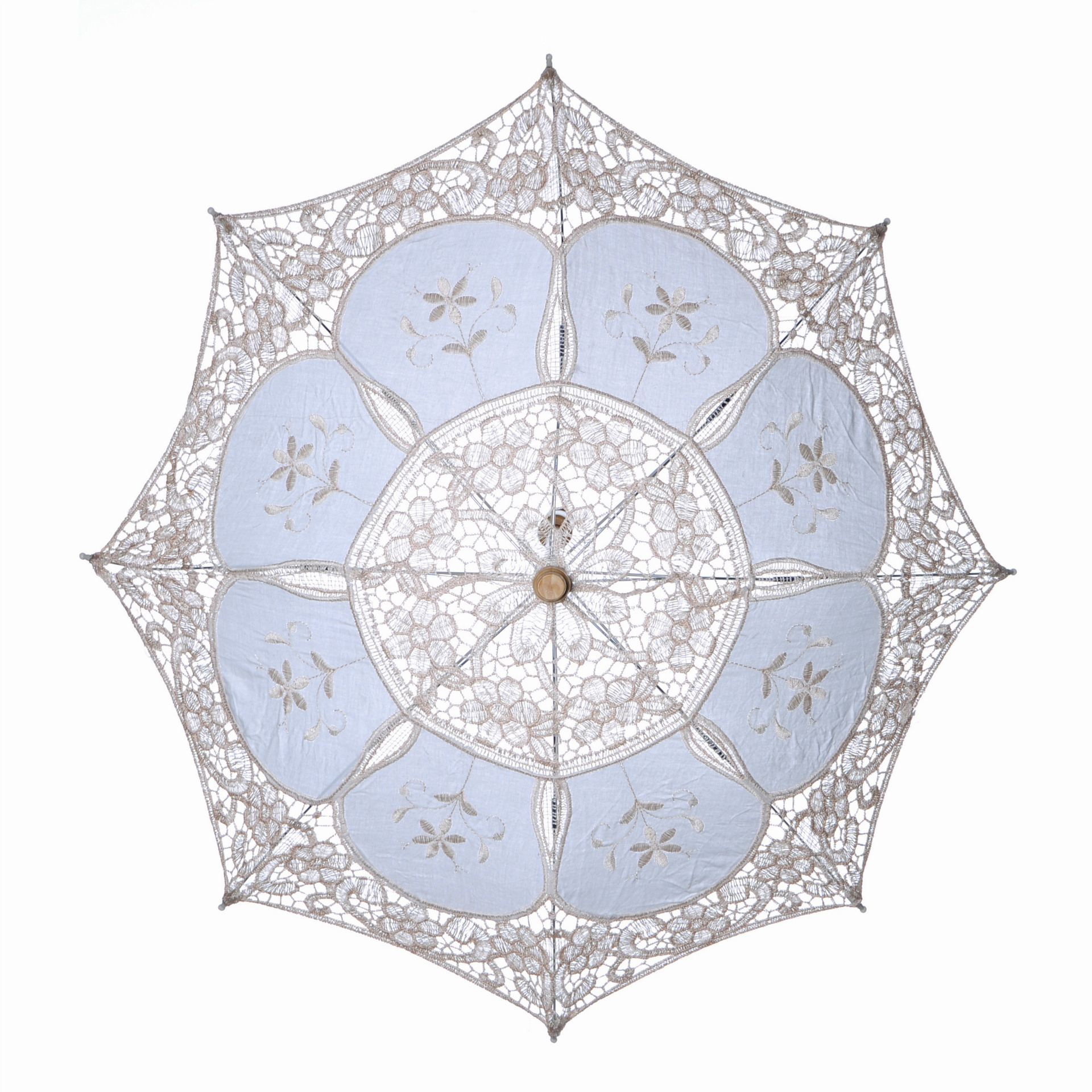 O-X652 Wholesale Wedding props umbrellas European parasol umbrellas wedding lace high quality wedding umbrella white