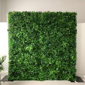 8ftx8ft Roll Up Grass Wall Decor Hot Sale Artificial Plant Wall High Quality Green Grass Backdrop Wall for Events Wedding Decor