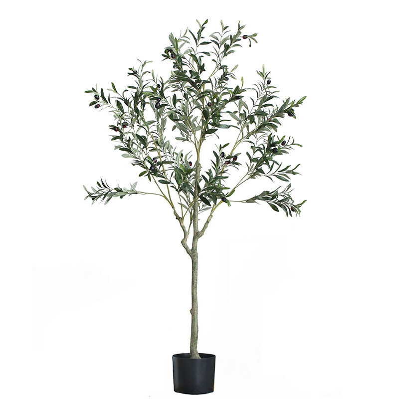 O-X615 Wholesale UV Resistant Faux Olive Tree Home Garden Outdoor Decoration Large Bonsai Artificial Olive Tree