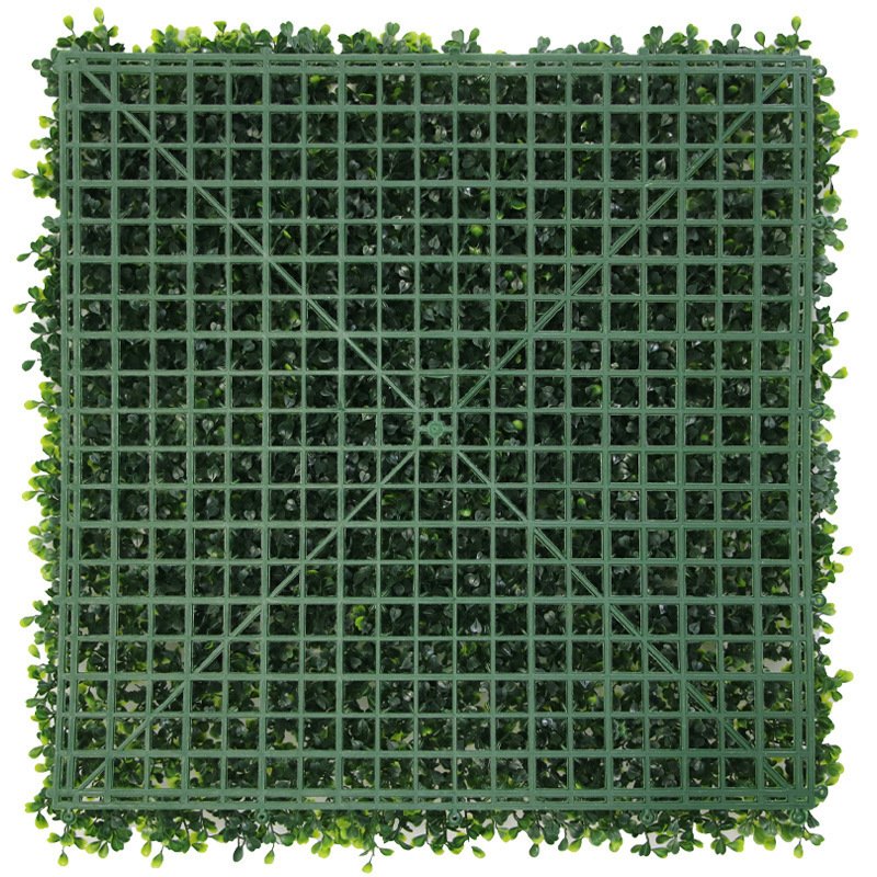 D-GW001 Artificial Boxwood Panels Faux Hedge Panel artificial plastic grass wall  For Indoor Outdoor Greenery Backdrop decor