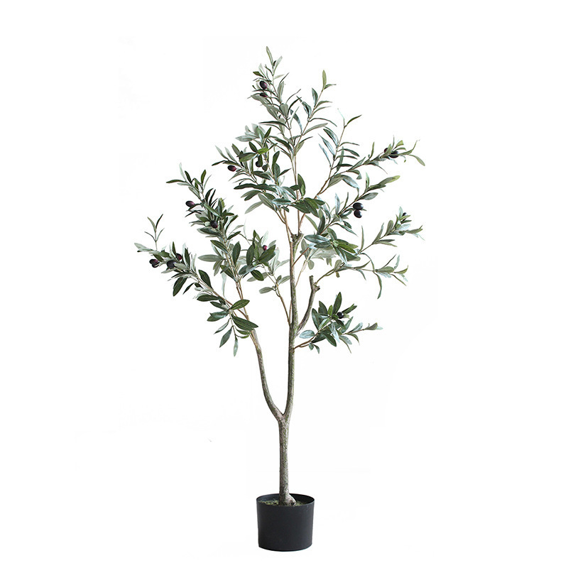 O-X615 Wholesale UV Resistant Faux Olive Tree Home Garden Outdoor Decoration Large Bonsai Artificial Olive Tree