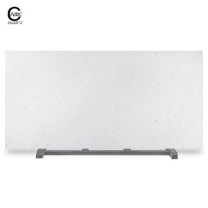 Caxstone Carrara White Quartz Stone Slab Polished Surface Super White Cararra Quartz for Countertops