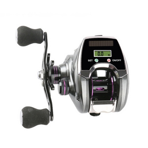 CASTSOON Electronic Digital Display Bait Casting Reel With USB Charging Magnetic Brake Big Game Electric Deep Sea Fishing Reels