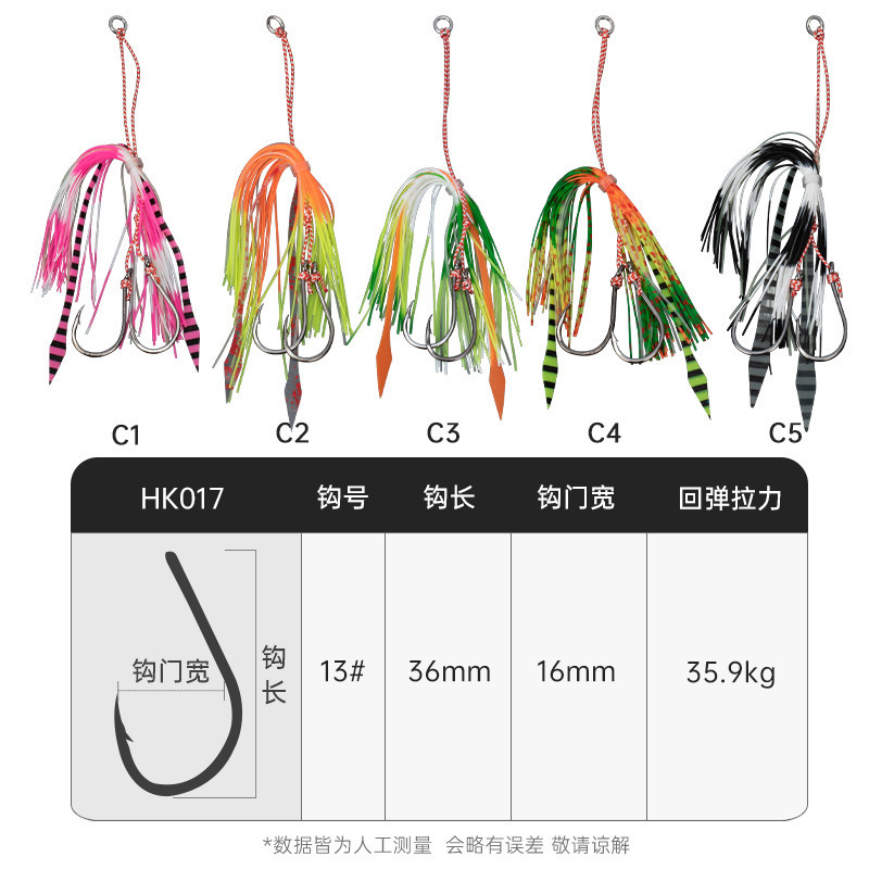 Design 14cm Sea Fishing Squid Hook Silicone Silk Beardie With Stainless Steel Hook Lead Bait Skirt Squid Bait