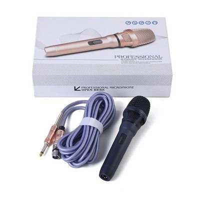 Professional Cardioid Dynamic Microphone Cartridge Wired Microphones for Karaoke Speech Stage Performance