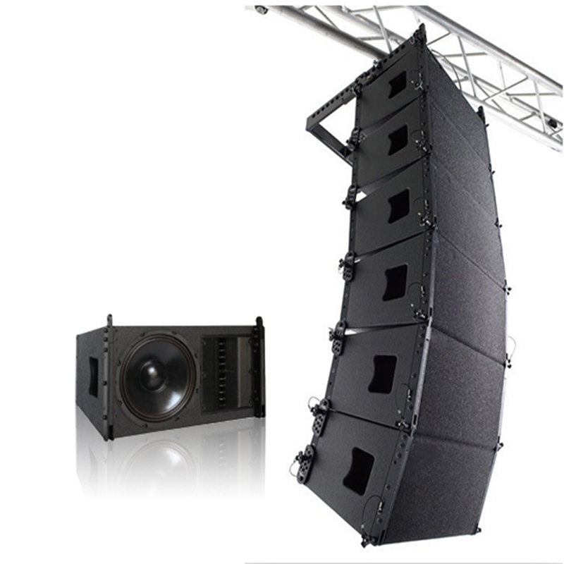 600w sound dj system design 10inch full range line array speakers active with neodymium drivers