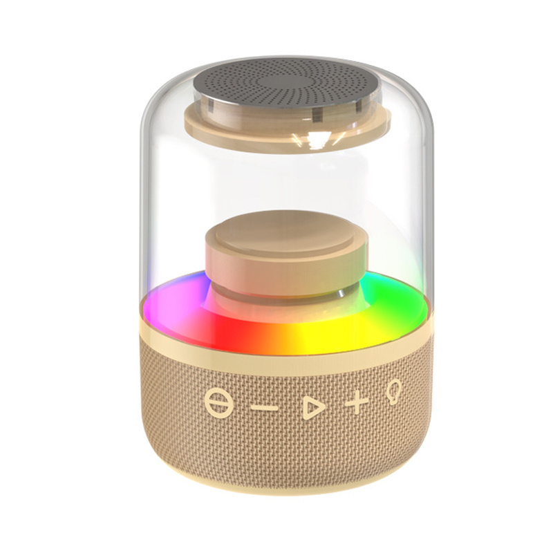 Hight Quality RGB Bulb Portable Newest Crystal Disco Led Light Bluetooth Speaker