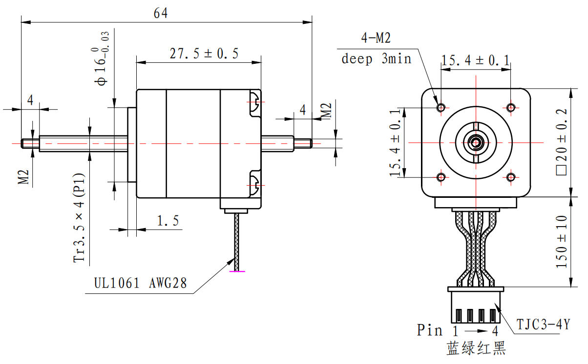 NEMA 8 Non Captive Linear Stepper Motor Amazing Price Mini Linear Actuator Through Lead Screw Micro Stepper Motors