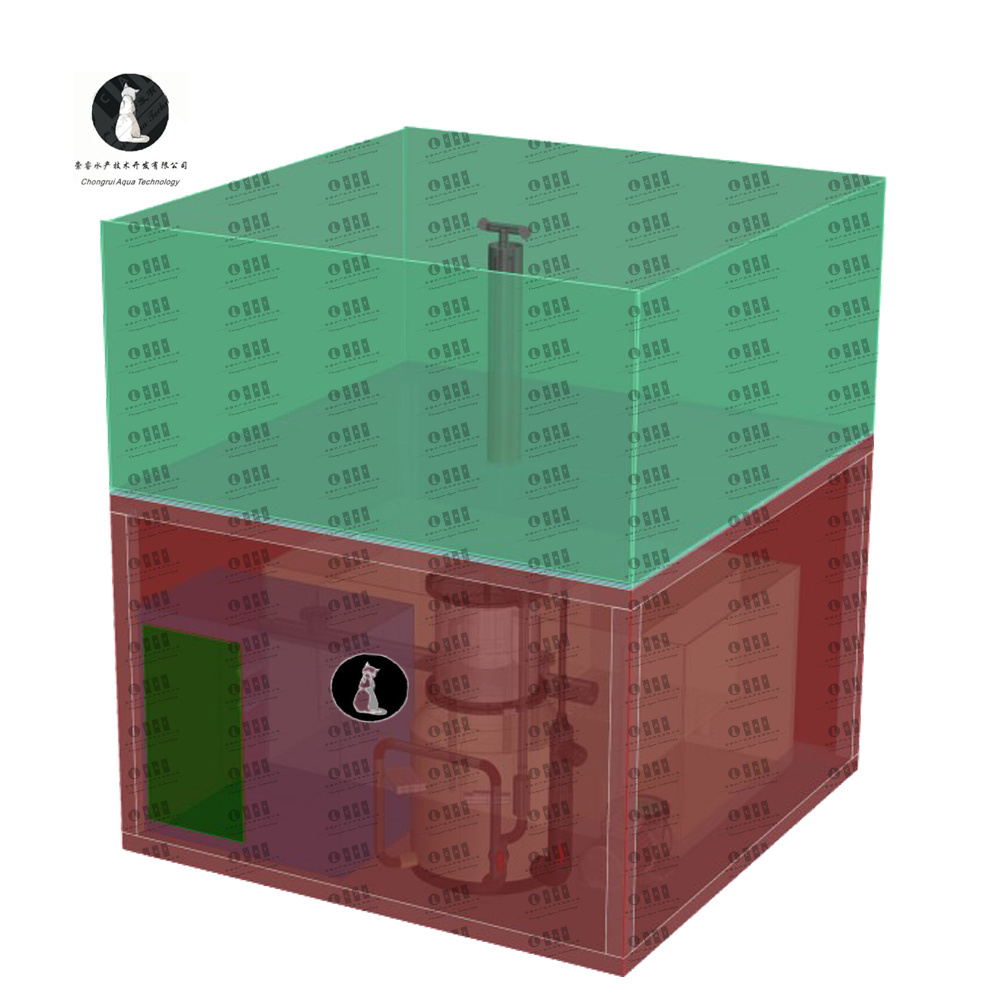 Recirculating Aquaculture System RAS Live Fish Transportation Container,  Live Fish Storage Container