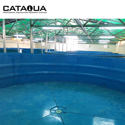 CATAQUA Aquaculture Fish Farming Outdoor Fiberglass Koi Fish Pond