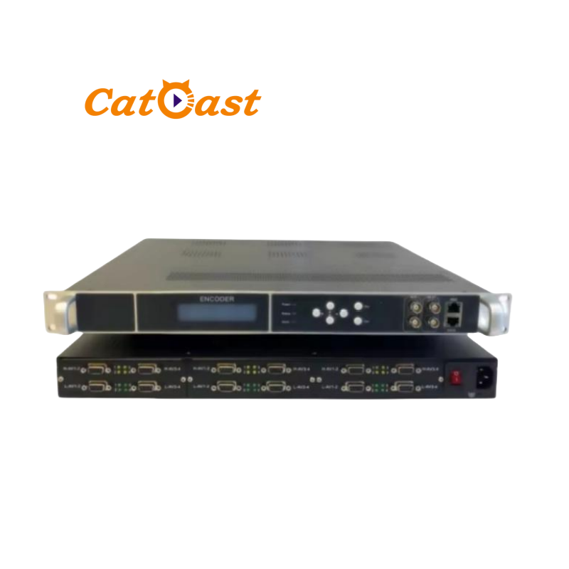 24 Channels AV to QAM MPEG2 Modulator DVBC DVBT ATSC ISDBT Input RF Out Digital TV CVBS Encoder Modulator