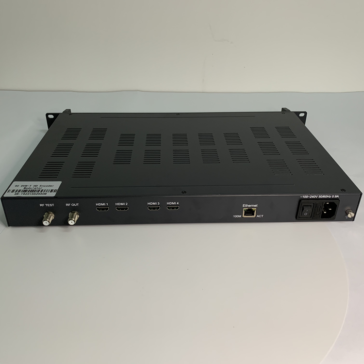 4 Channel HD Video Encoder H.264 DVB-C RF CATV Modulator Digital TV Encoder Modulator