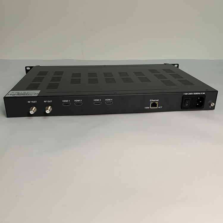 4 Channel HD Video Encoder H.264 DVB-C RF CATV Modulator Digital TV Encoder Modulator