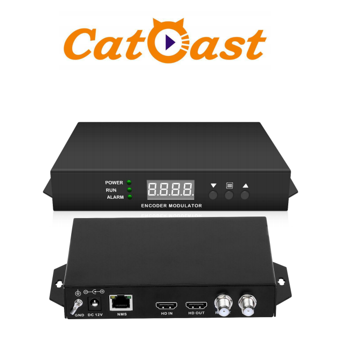 ATSC HD MPEG2 encoder modulator QAM modulation digital Cable TV modulator