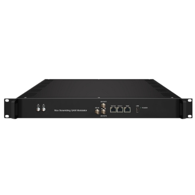 CATV broadcasting 24 FTA DVB-S/-S2/-S2X tuner to16 non-adjacent carriers output and 16 IP CATV QAM  modulator