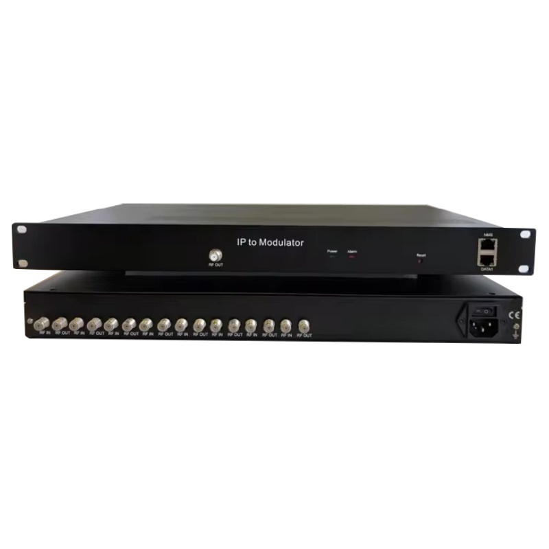 CATV 4 8 FTA tuner to modulator DVBC to ISDBT ip to modulator with ip output 256 spts and 4 mpts