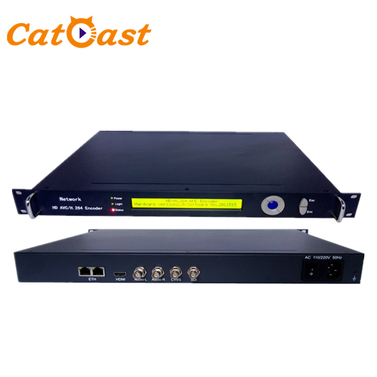 Low Bitrate SDI/HD H.264/AVC to IP Encoder over UDP/HTTP/RTSP/RTP/RTMP