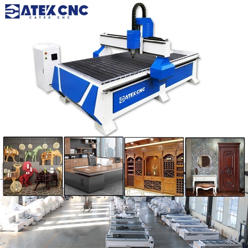 Heavy Duty make wooden variable speed 1530 atc cnc router machine blue for wood with Vacuum Table