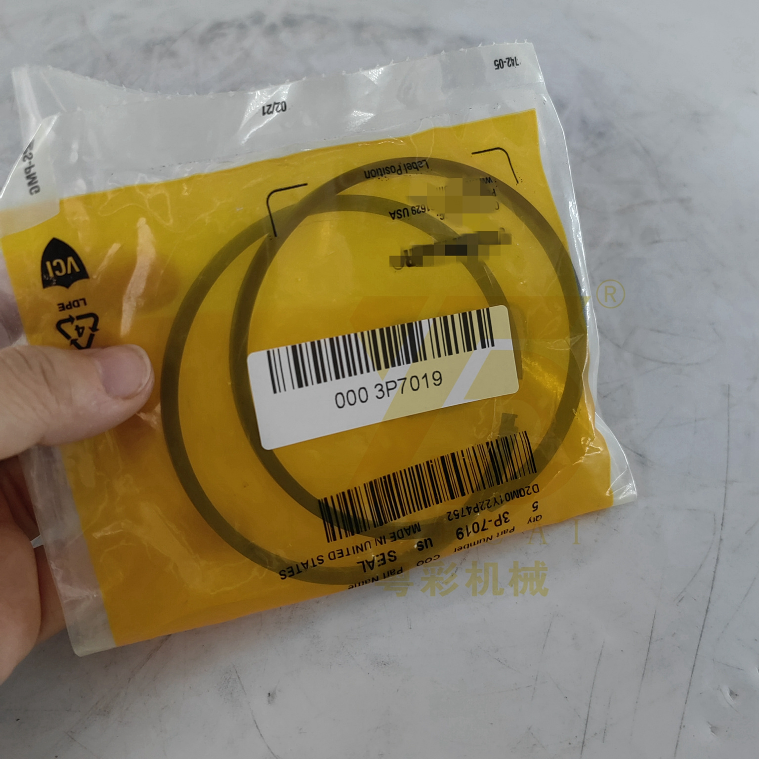 YUE CAI 3K1432 3N8506 3P7019 3S1259 metal seal ring fits for track loader 955H 977H wheel dozer 814B 814F 3P-7019