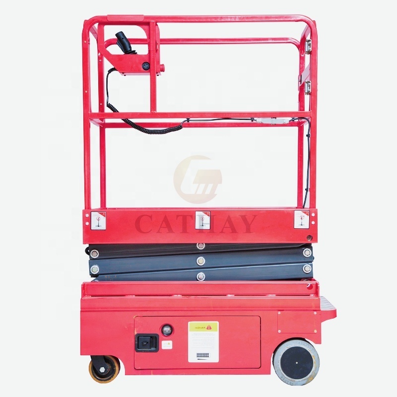 3~4.8m 300kg high end mobile self propelled indoor man low level access mini scissor lift with Ce