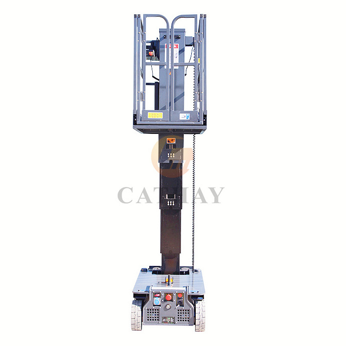 227kg load capacity movable batteries low level machine part fruit lifter for trees