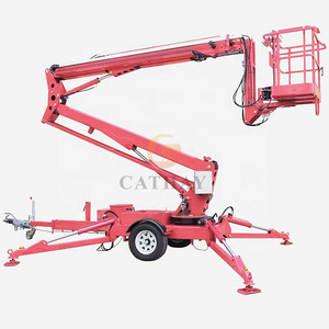 18m Industrial Mini Used Cheap Spider Lift Cherry Picker For Sale