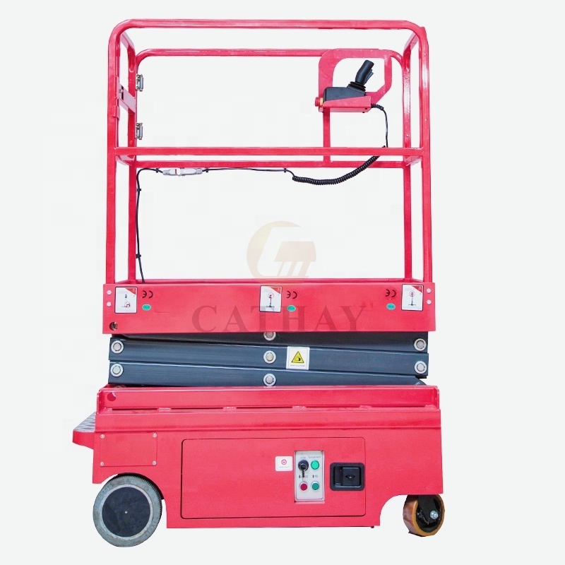 3~4.8m 300kg high end mobile self propelled indoor man low level access mini scissor lift with Ce