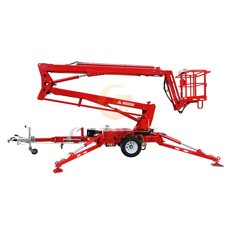 Usa High End 70 Foot Towable Electric Diesel Mini Small Sky Cherry Picker With Ce