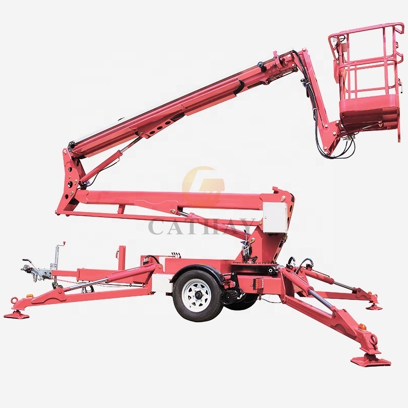 18m Industrial Mini Used Cheap Spider Lift Cherry Picker For Sale