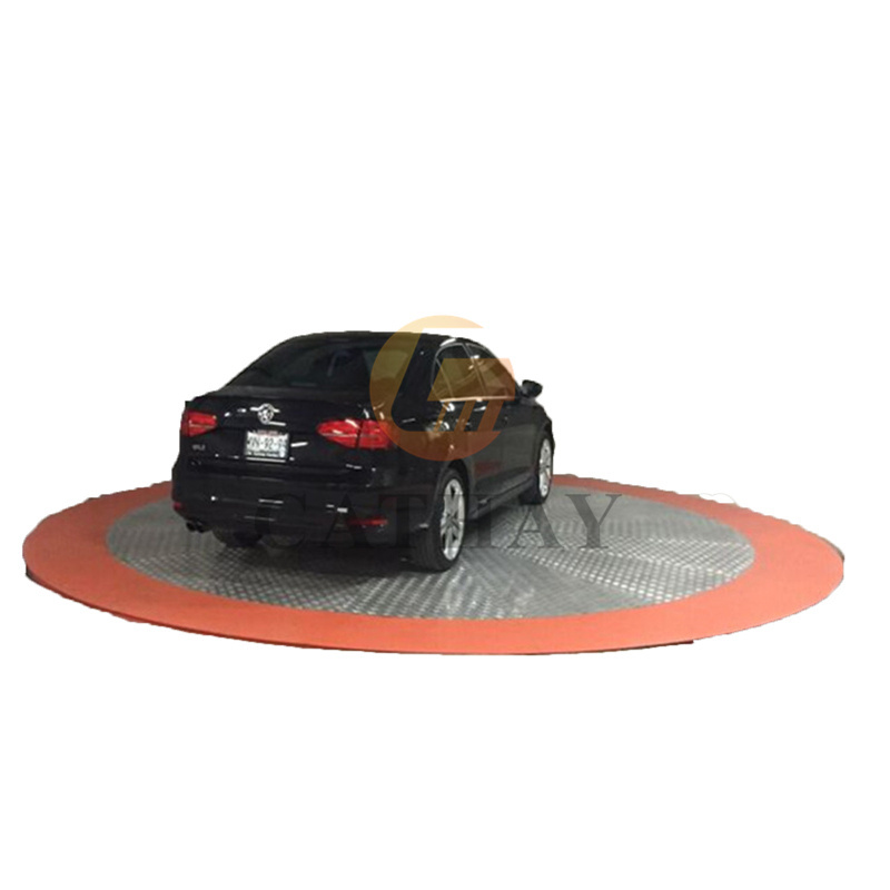 China electric motorized portable driveway auto show car turntable