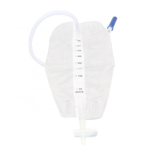 Disposable Emergency Urine Leg Bag Plus With Non-woven Backside incontinence intermittent urostomy