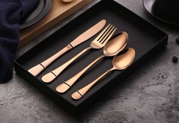 Restaurant Cheap Silver Flatware Set Dinner Spoons Forks and Knife Stainless Steel Cutlery