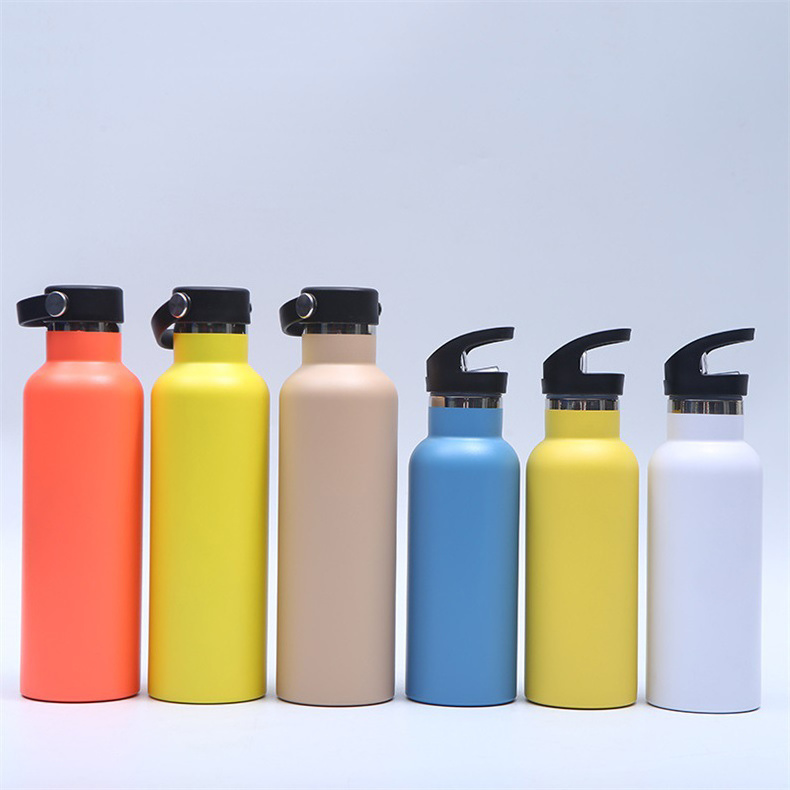 2023 sport bottled 350 500 600 ml 750ml 1000ml 1 liter 1l cold stainless steel drinking water bottle