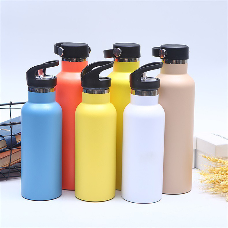 2023 sport bottled 350 500 600 ml 750ml 1000ml 1 liter 1l cold stainless steel drinking water bottle