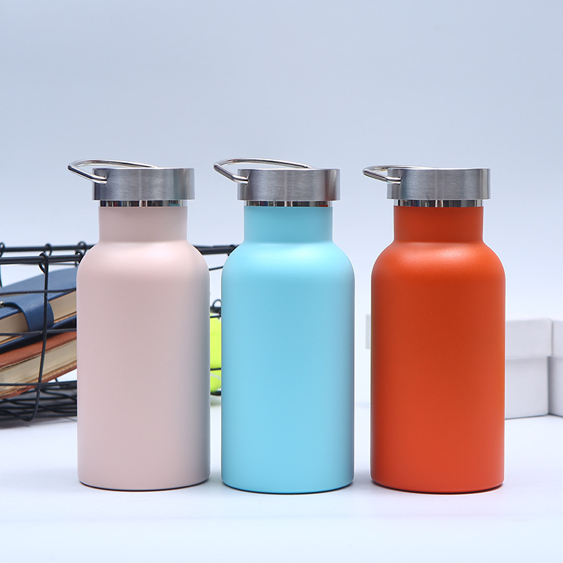 2023 sport bottled 350 500 600 ml 750ml 1000ml 1 liter 1l cold stainless steel drinking water bottle