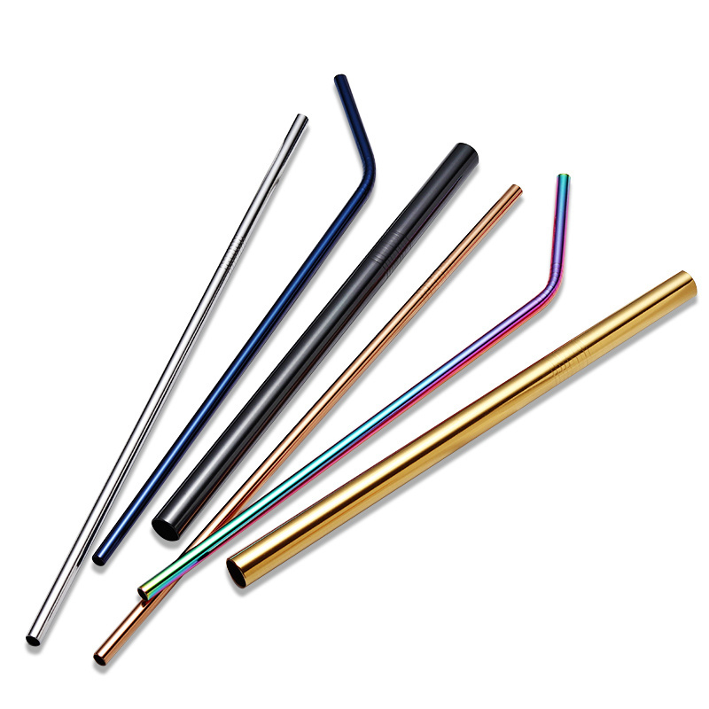 Hot-sale Reusable Color Metal Food Grade Stainless Steel Drinking Straw