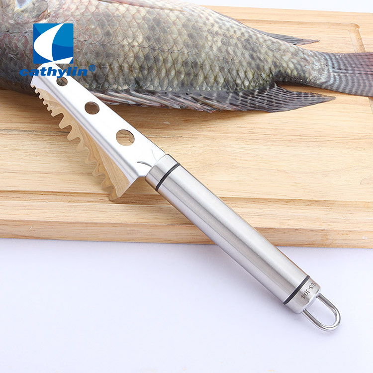 Fish scale remover 304 stainless steel fish scale scraper for fast scales peeling