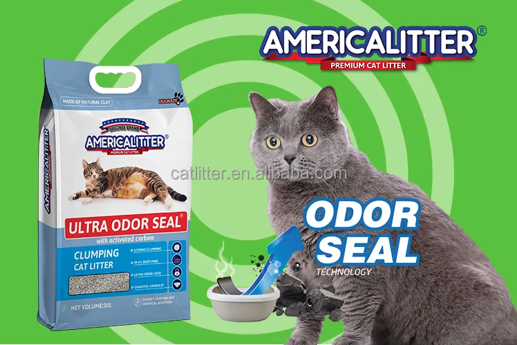 Best-selling deodorant with activated carbon cat litter arena para gatos