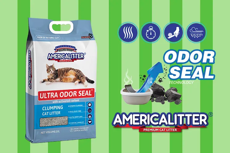 Best-selling deodorant with activated carbon cat litter arena para gatos