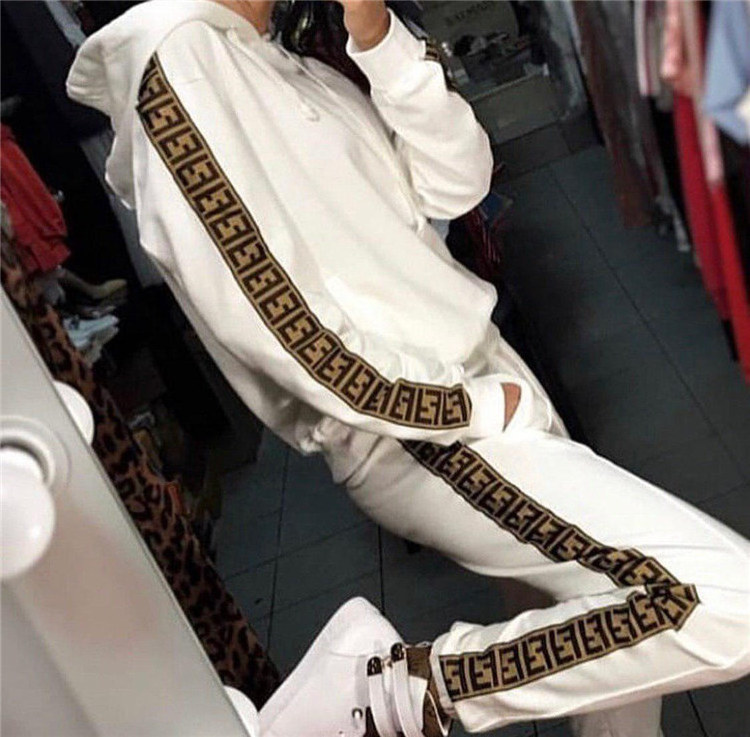 Hot sale hoodie comfy cotton 2 piece set for women jogger long sleeve casual two piece set women clothing