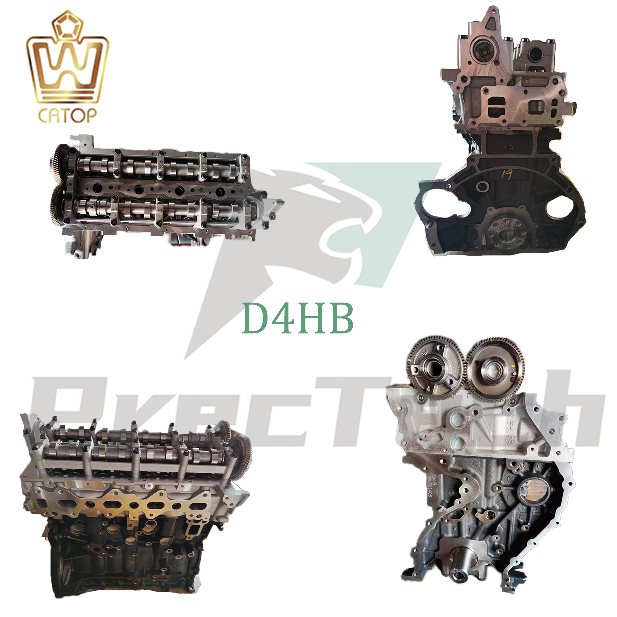 D4HB Best Quality High Performance 2.2L Complete New Diesel Engine Assembly Long Block Cylinder Head for Hyundai