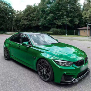 PET Backing Good Quality Hot Sale Wholesale Glossy Metallic Green Car Vinyl Wrap Color