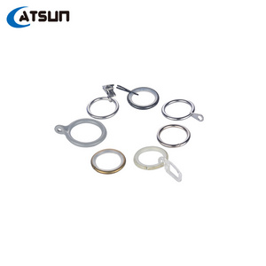 Metal Curtain Rings with Clips Drapery Clips Hooks Decorative Curtain Rod Clips Hangers