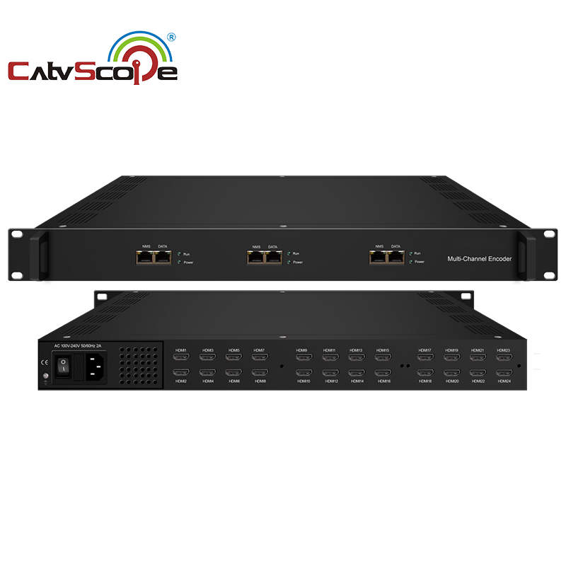 Multi-channel HDM1 Encoder H.264 MPEG4 CSP-3228S HD/SD 1MPTS and 8SPTS digital TV