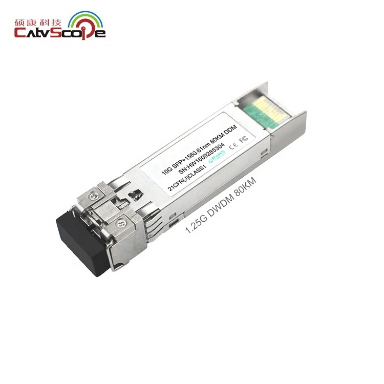 SFP-10G-ER Compatible, 10GBASE-ER SFP+ 1550nm 10/40/80/120km DOM Transceiver Module