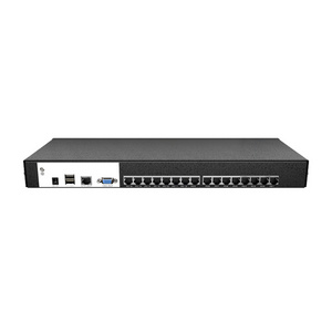 CSP-9116MS 16 Ports IP KVM Switch 16*1 16 port high-density KVM switch with cat5 cat5e cat6 lan cable