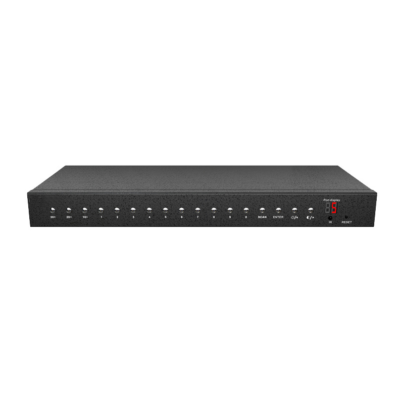 CSP-9116MS 16 Ports IP KVM Switch 16*1 16 port high-density KVM switch with cat5 cat5e cat6 lan cable