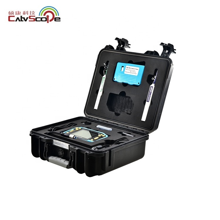 Handheld Video Optical Microscope with Cleaning Tool Kits for Inspecting Fiber End Face