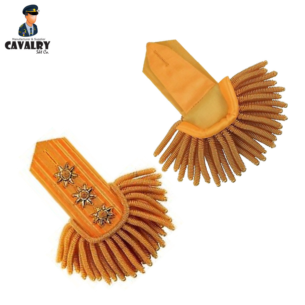 Uniform Shoulder Boards Best Quality Wholesale Ceremonial Shoulder Boards For New Uniform By CAVALRY SKT COMPANY