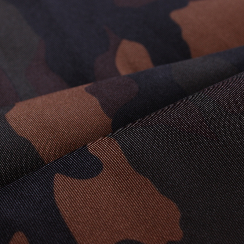 Wholesale High Quality Camo Fabric 100% Polyester Taslon  Coated Transfer Camouflage Printed Polyester Taslan Fabric